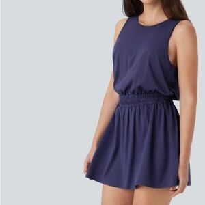 Halara Stylish Navy Blue Sleeveless Dress Size Medium NWT